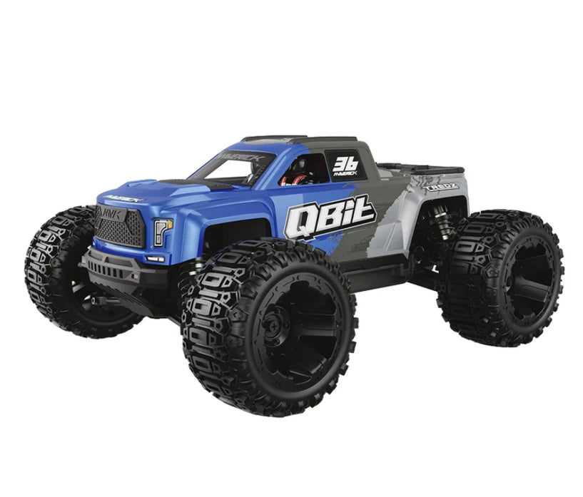 R/C MAVERICK QBIT MT MONSTER TRUCK BLUE
