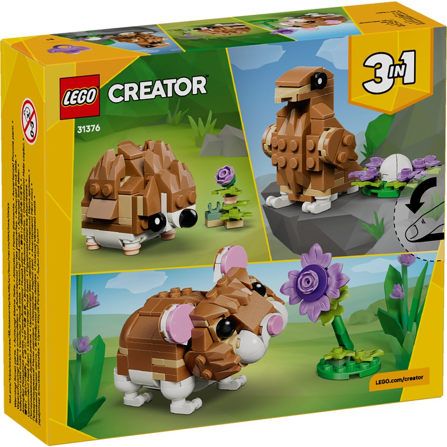 LEGO 31376 CREATOR HAMSTER W A FLOWER