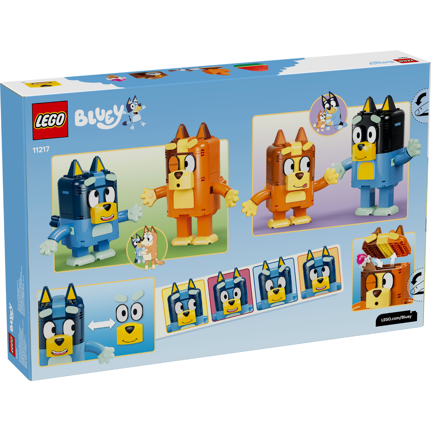 LEGO 11217 BLUEY BRICK-BUILT BLUEY FAMIL
