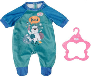 BB BABY BORN ROMPER 43CM BLUE