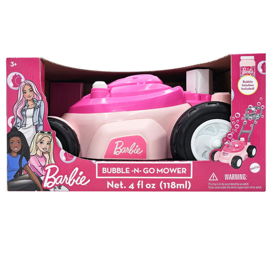 BUBBLE N GO MOWER BARBIE