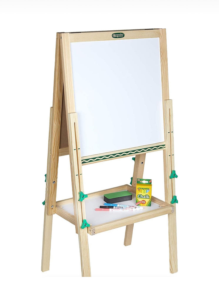 CRAYOLA WOODEN ART EASEL DUAL SIDED