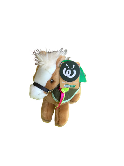 PLUSH LIVING NATURE HORSE W JACKET 22CM