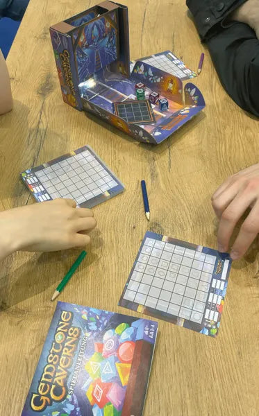 GAME GEMSTONES CAVERNS DICE GAME
