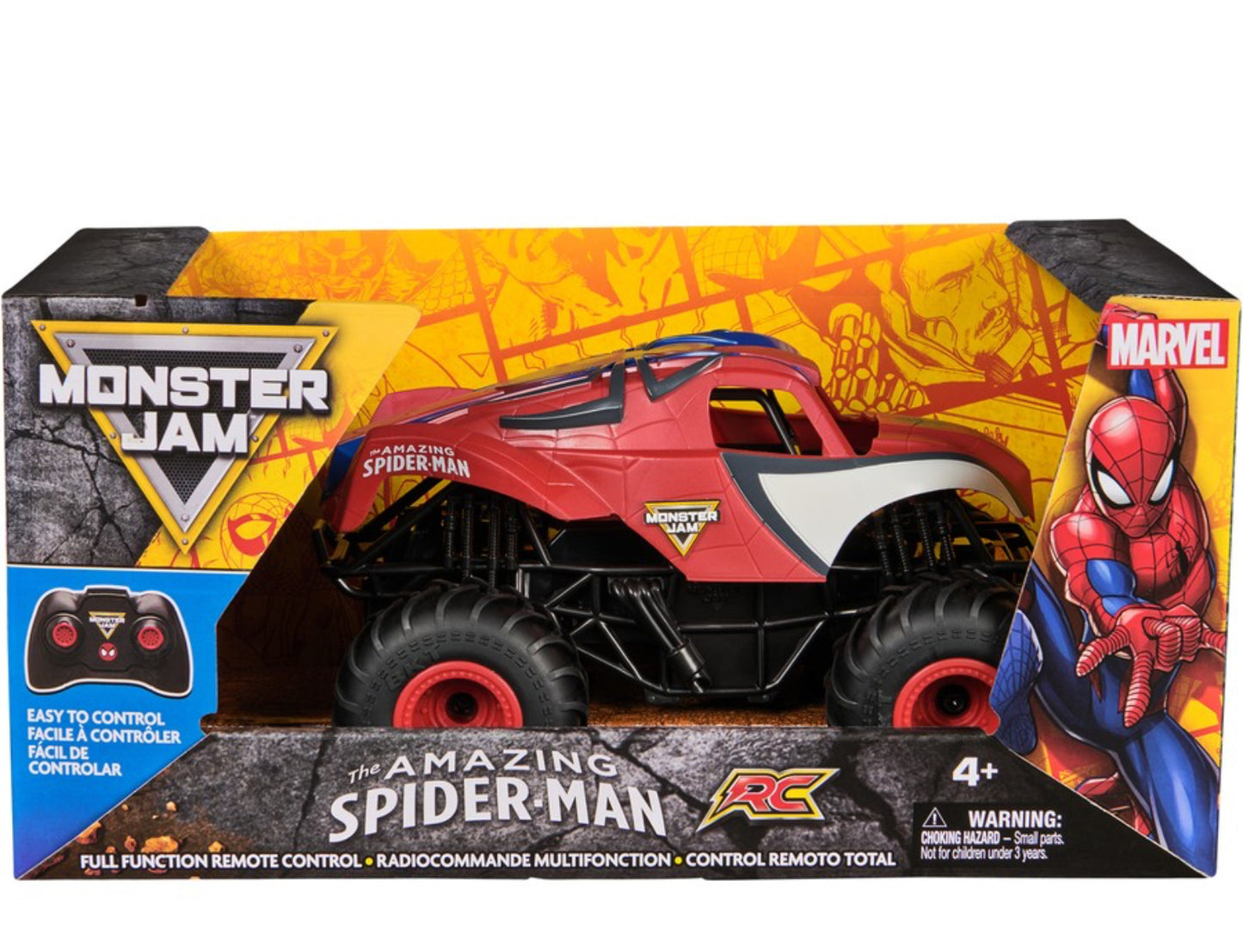 MONSTER JAM 1:24 R/C SPIDERMAN