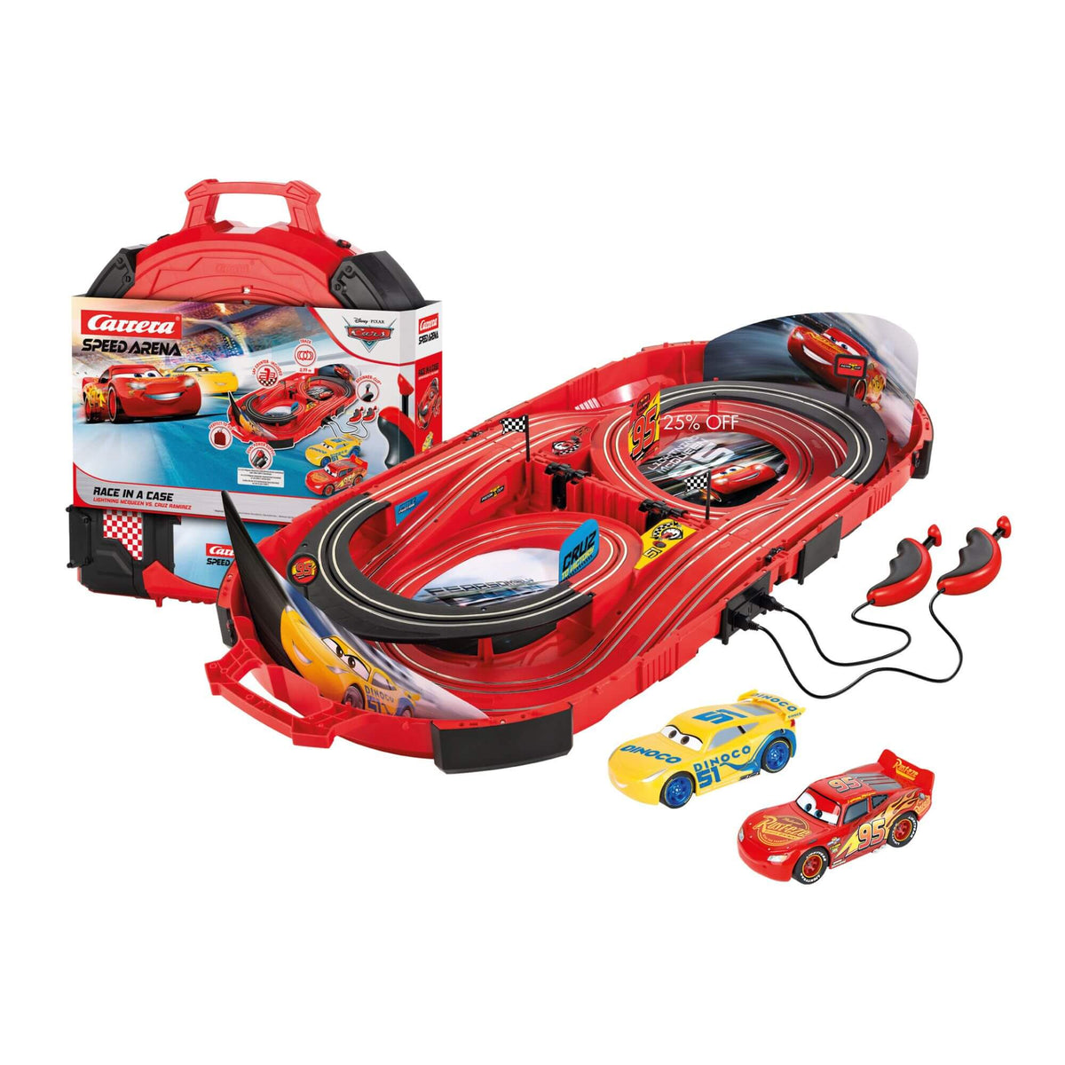 CARRERA 1ST SPEED ARENA DISNEY PIXAR CAS