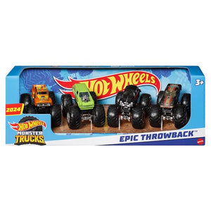 H/W MONSTER TRUCKS 1:64 4 PACK AST 2023