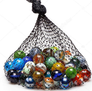 50PC BAG OF MARBLES