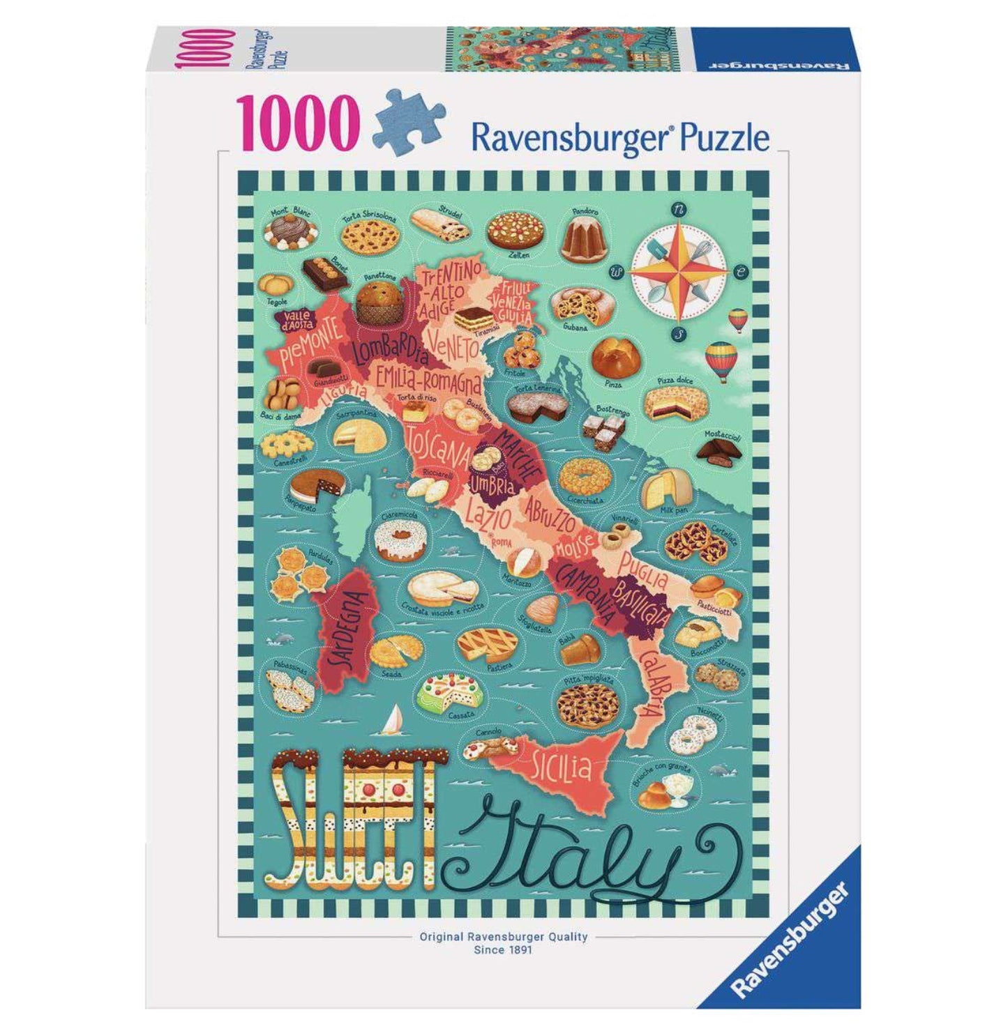 PUZZLE 1000PC SWEET ITALY