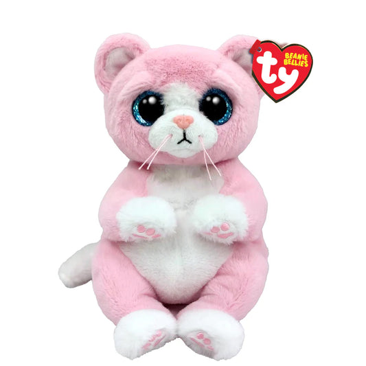 BEANIE BELLIES REG LILLIEBELLE PINK CAT