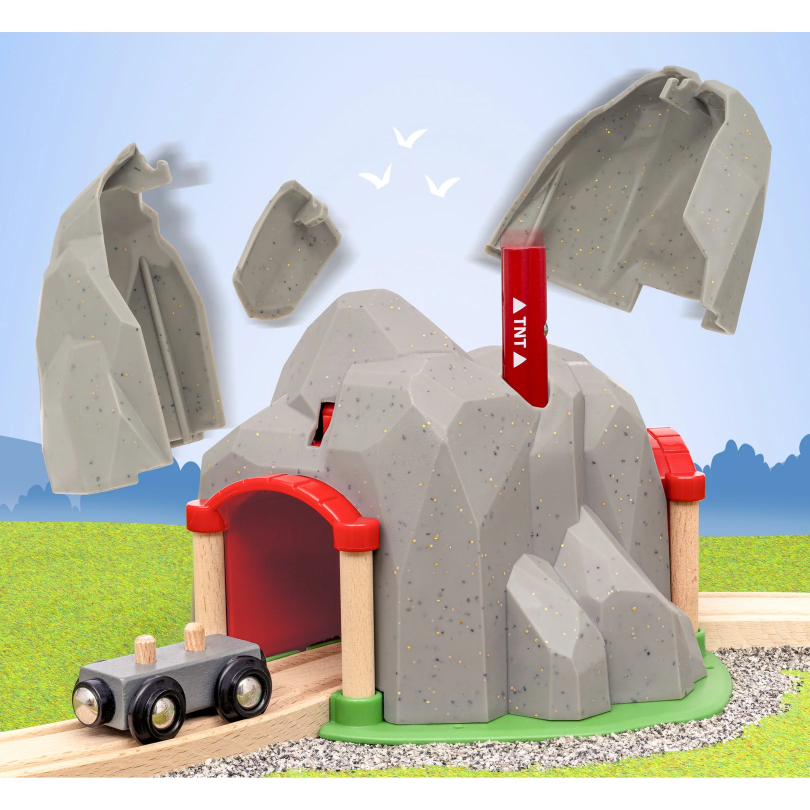 BRIO DYNAMITE MOUNTAIN TUNNEL 3PC