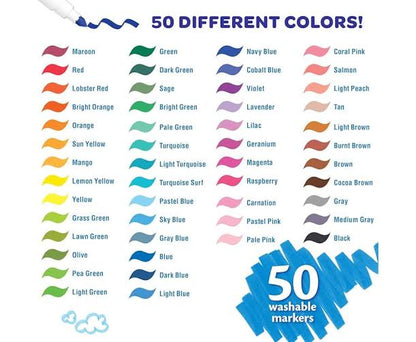 CRAYOLA MARKER SUPER TIPS 50