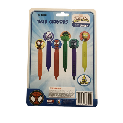 BATH CRAYONS SPIDEY