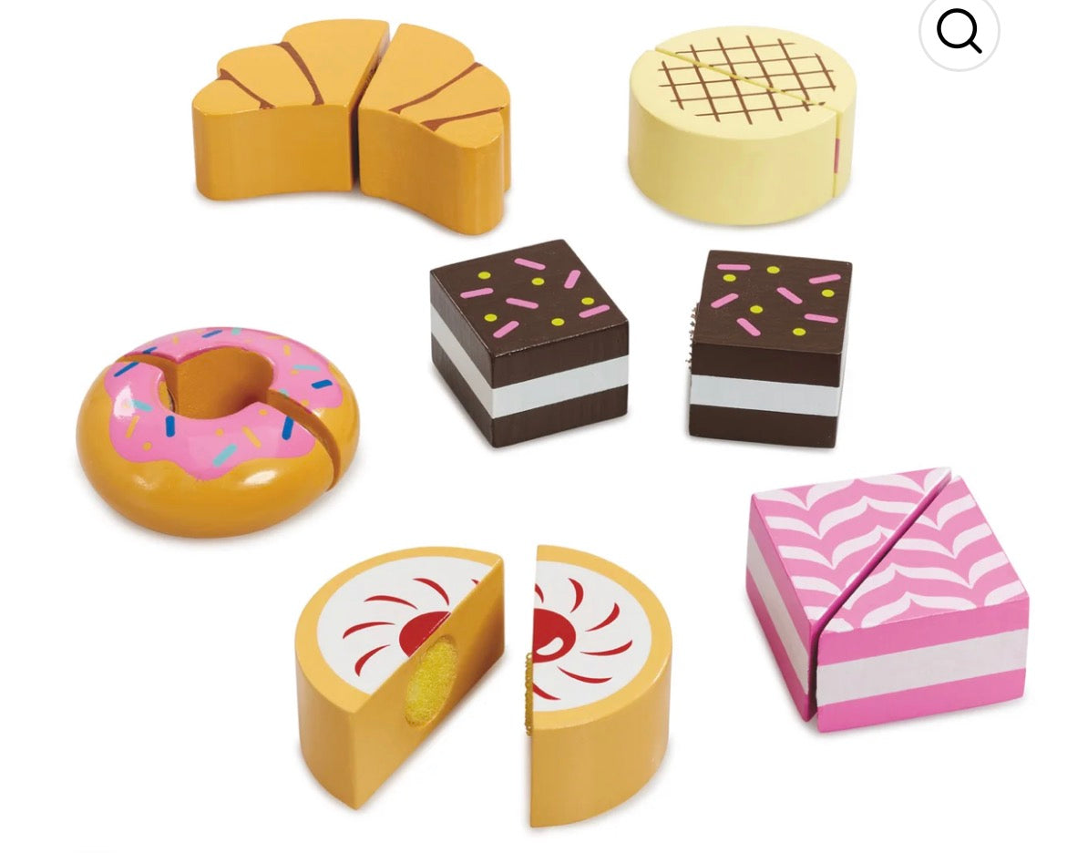 WOODLETS SLICING FOOD PLAYSET SWEETS