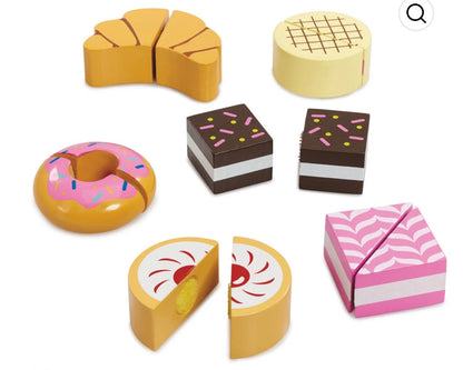 WOODLETS SLICING FOOD PLAYSET SWEETS