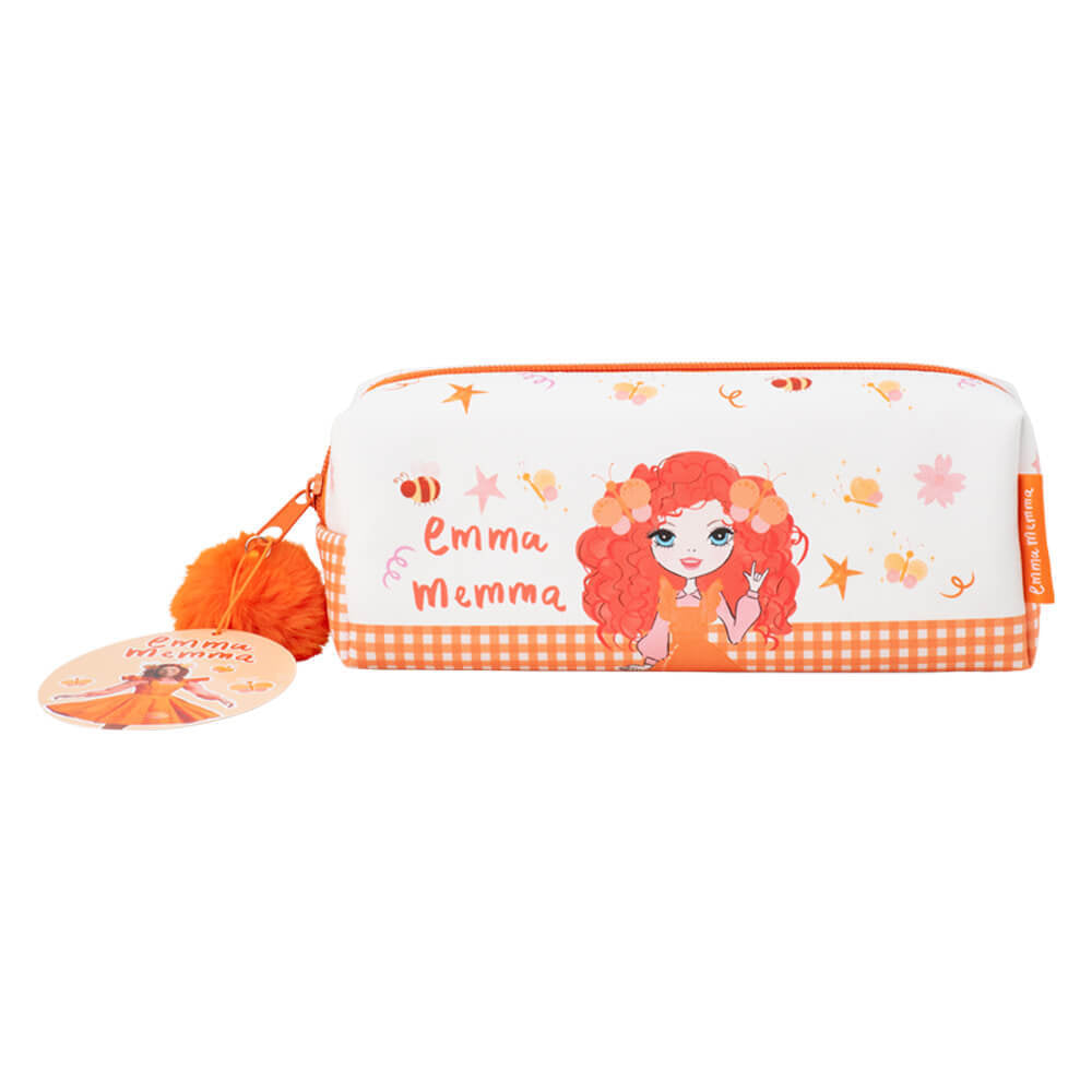 EMMA MEMMA PENCIL CASE WITH POM POM