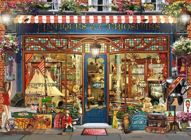 PUZZLE 500PC ANTIQUES & CURIOSITIES NEW