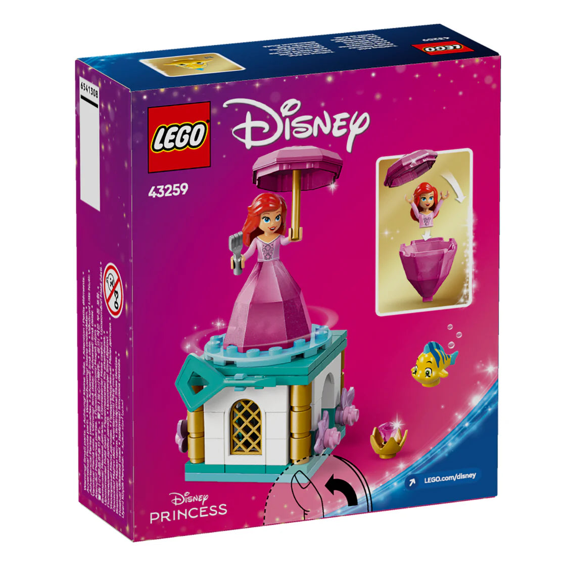 LEGO 43259 DISNEY TWIRLING ARIEL