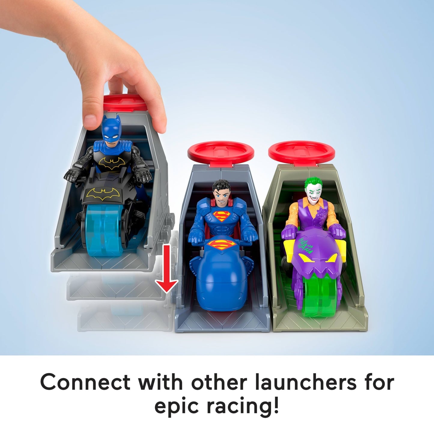 F/P IMAGINEXT SUPER FRIENDS LAUNCHER AST