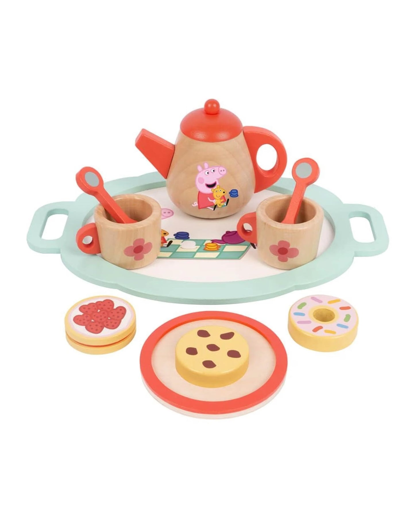 PEPPA PIG WOODEN TEA PARTY SET