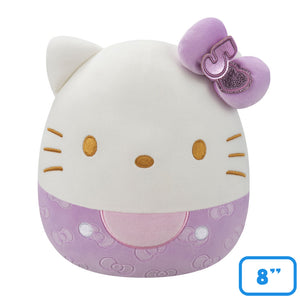 SQUISHMALLOWS 8 HELLO KITTY 50 BOW PURPL