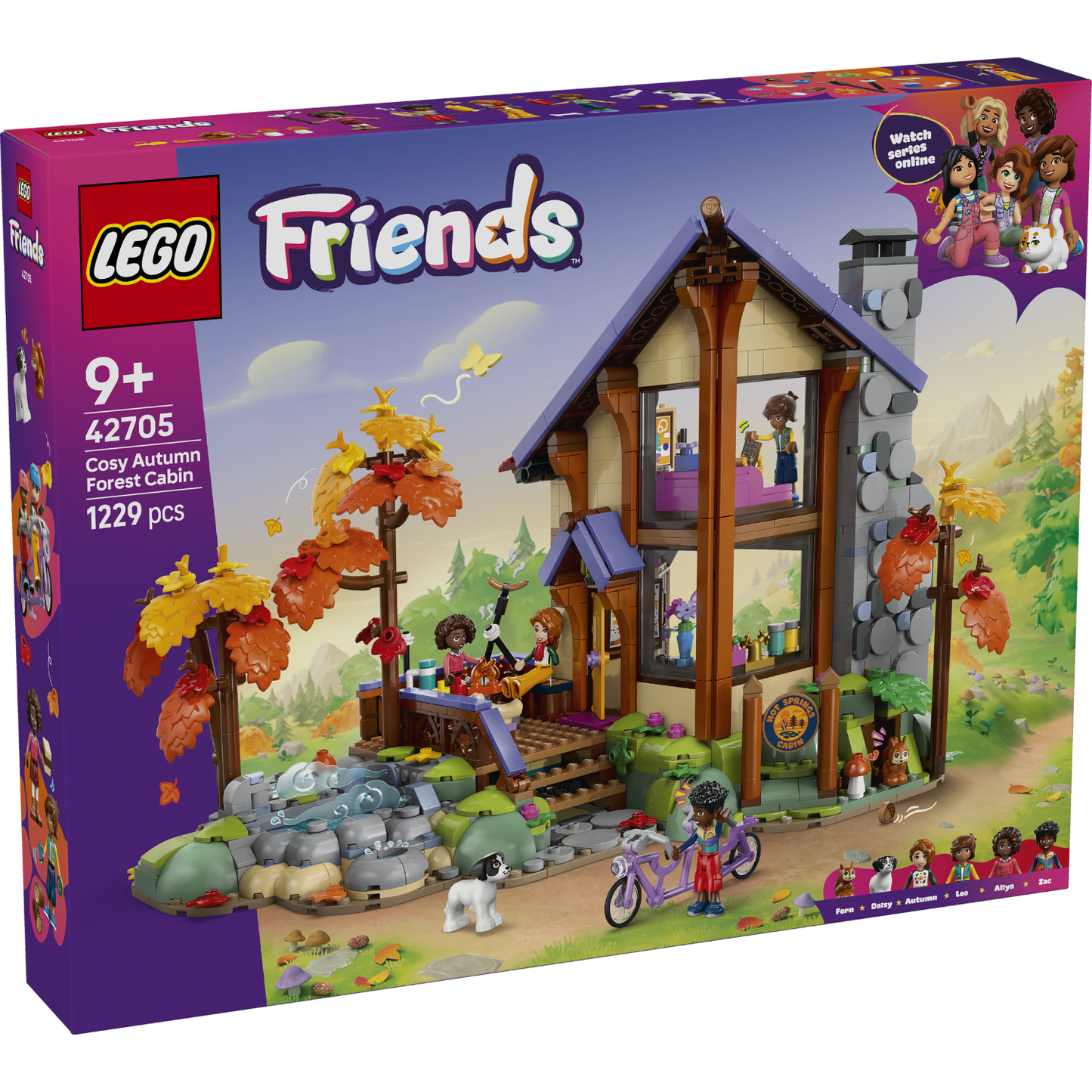 LEGO 42705 FRIENDS COZY FALL FOREST CABI
