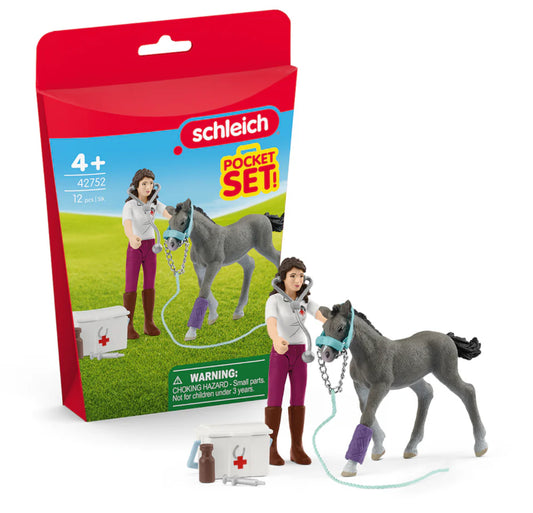 SCHLEICH 42752 MRS KRAMER WITH FOAL