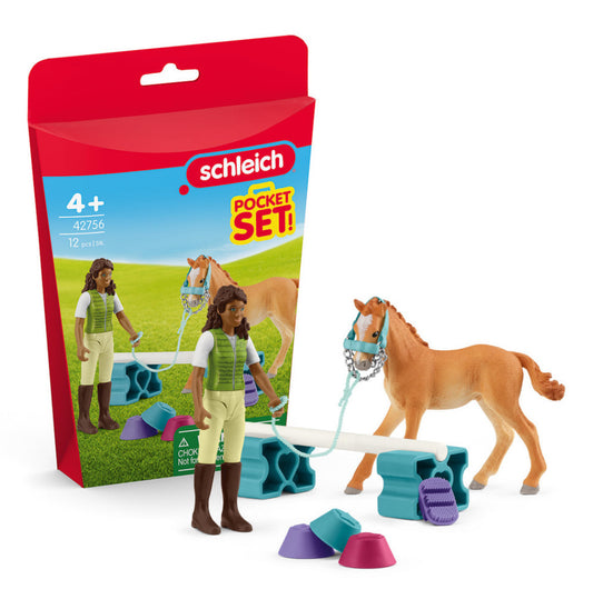 SCHLEICH 42756 TRAINING SET FOR FOAL