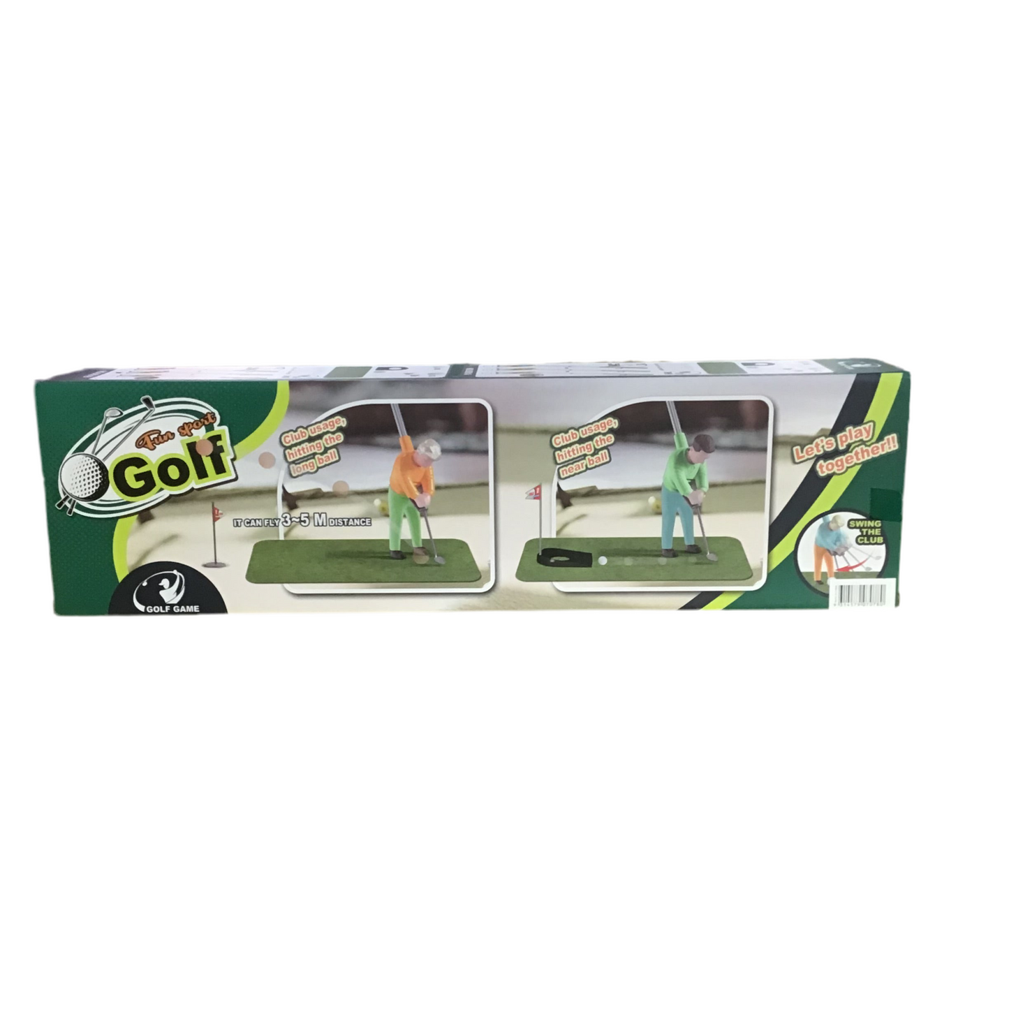 NOVEL ACTION FIGURE GOLF GAME