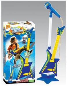 ROCK GUITAR W MICROPHONE STAND