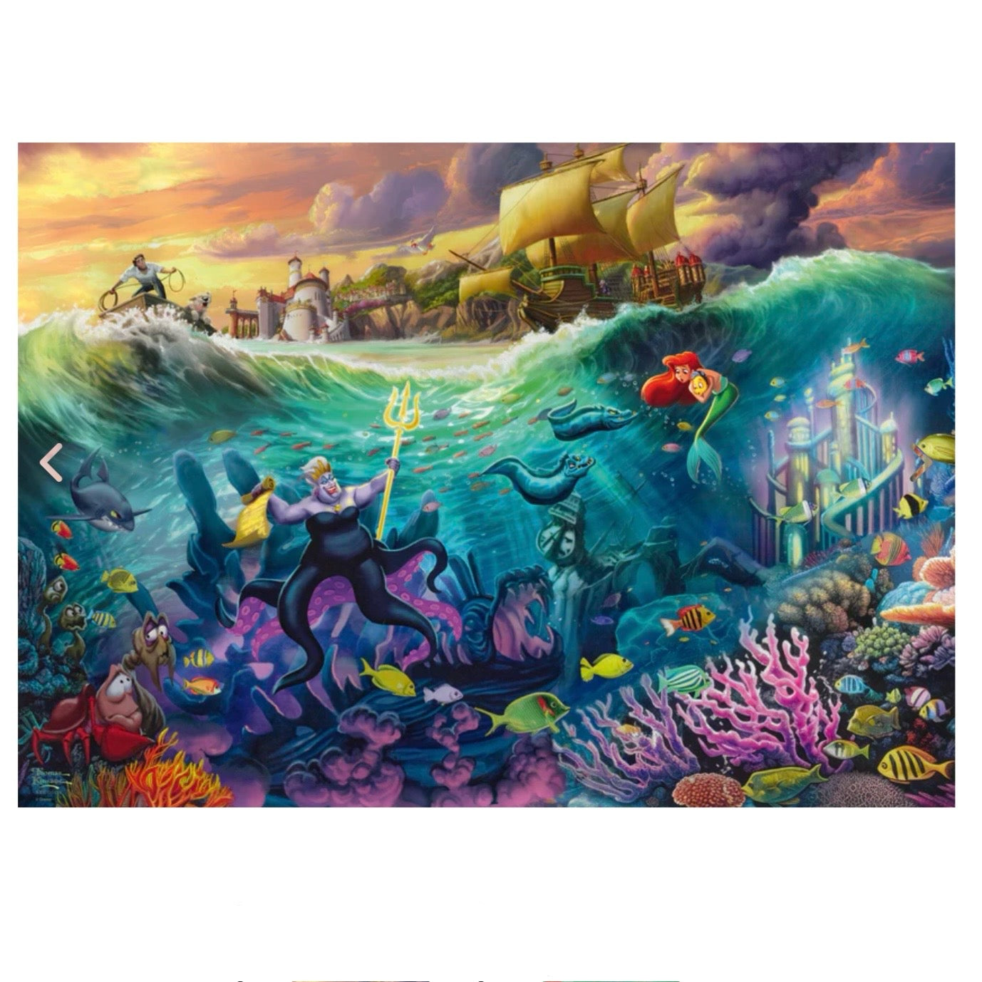 PUZZLE 1000PC DISNEY URSULA