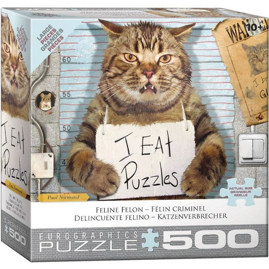 PUZZLE 500PC FELINE FELON