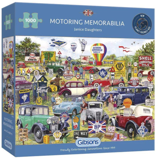 PUZZLE 1000PC MOTORING MEMORABILIA