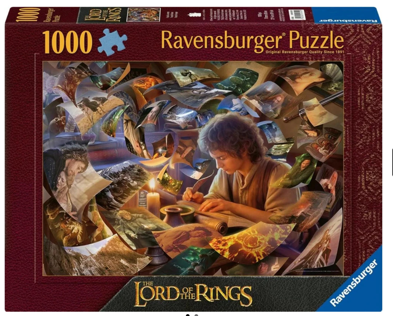 PUZZLE 1000PC LOTR FRODO'S JOURNEY