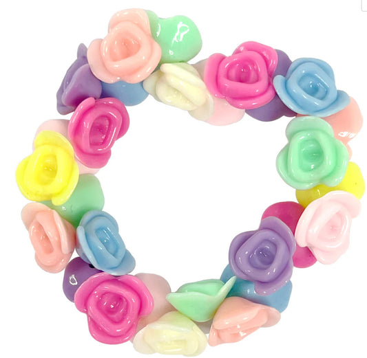P/POP BCG173 PASTEL ROSES BRACELETS