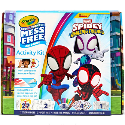 CRAYOLA COLOR WONDER ACTIVITY KIT SPIDEY