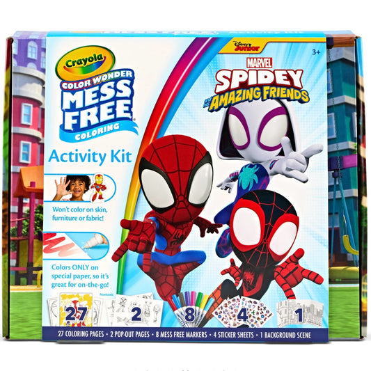 CRAYOLA COLOR WONDER ACTIVITY KIT SPIDEY
