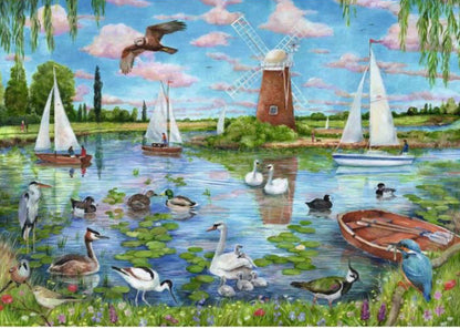 PUZZLE 1000PC LIFE ALONG THE BROADS