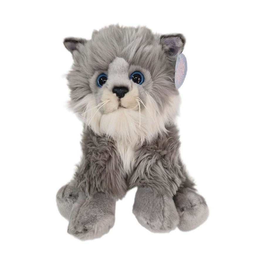 PLUSH KITTY CAT GREY 30CM
