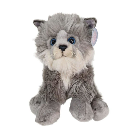 PLUSH KITTY CAT GREY 30CM