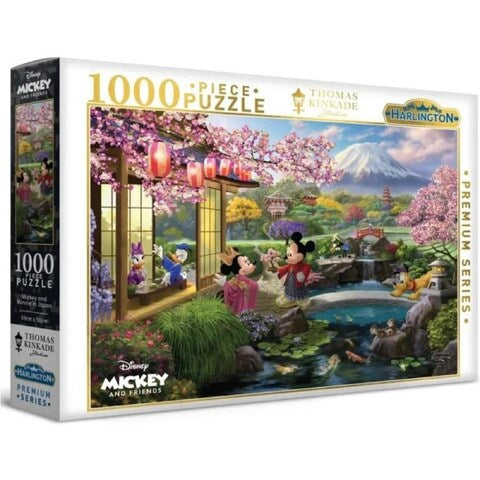 PUZZLE 1000PC MICKEY & MINNIE IN JAPAN