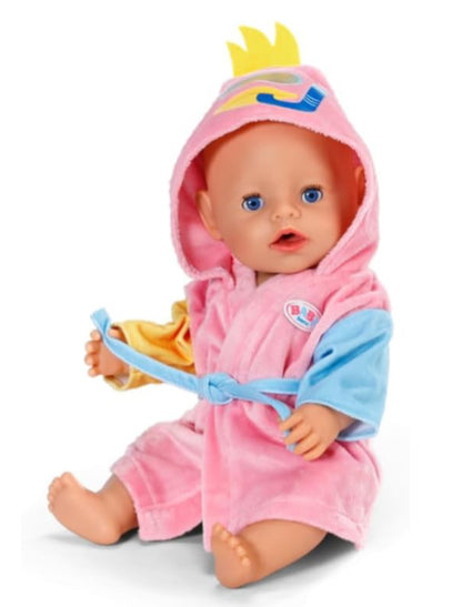 BB BABY BORN BATHROBE 43CM