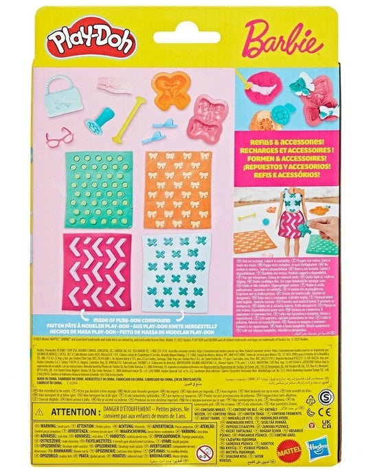 PD BARBIE DESIGNER PATTERN PEARLS/BOWS