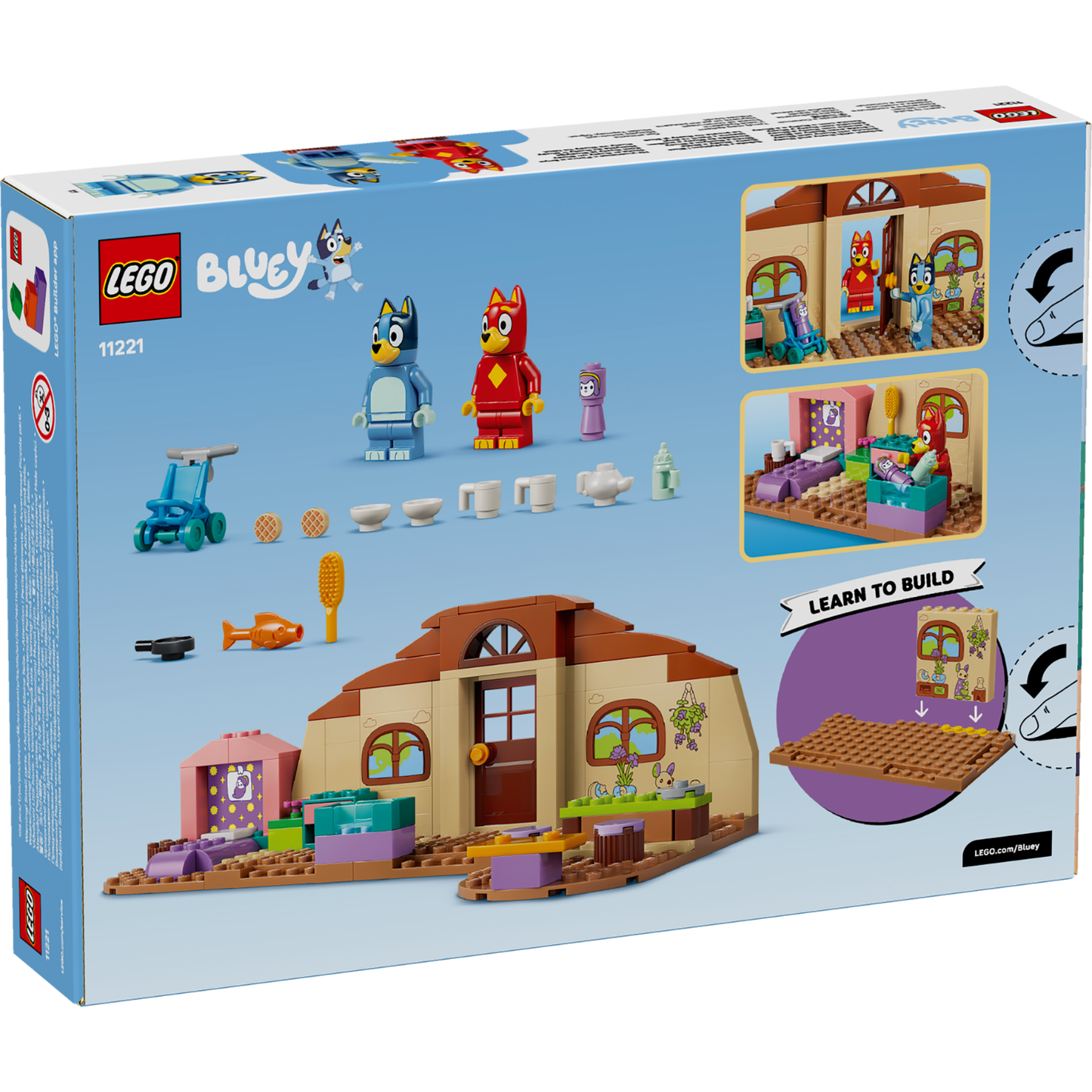 LEGO 11211 BLUEY SCHOOL W RUSTY/BLUEY