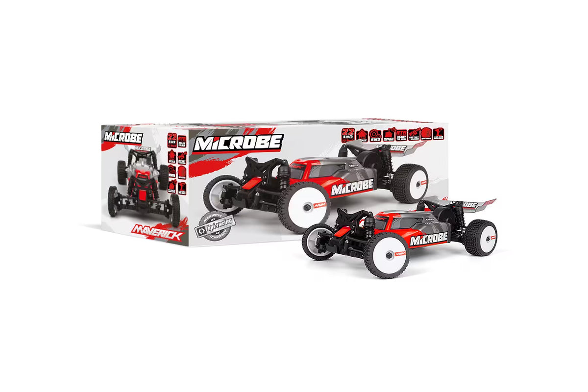 R/C MAVERICK 1/24 MICROBE BUGGY RED