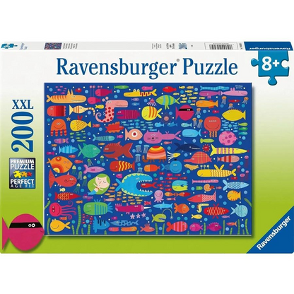 PUZZLE 200PC FUNNY FISH FRIENDS