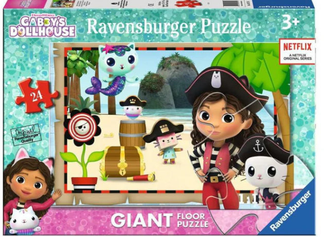 PUZZLE 24PC GIANT FLOOR GABBY'S DOLLHOUS