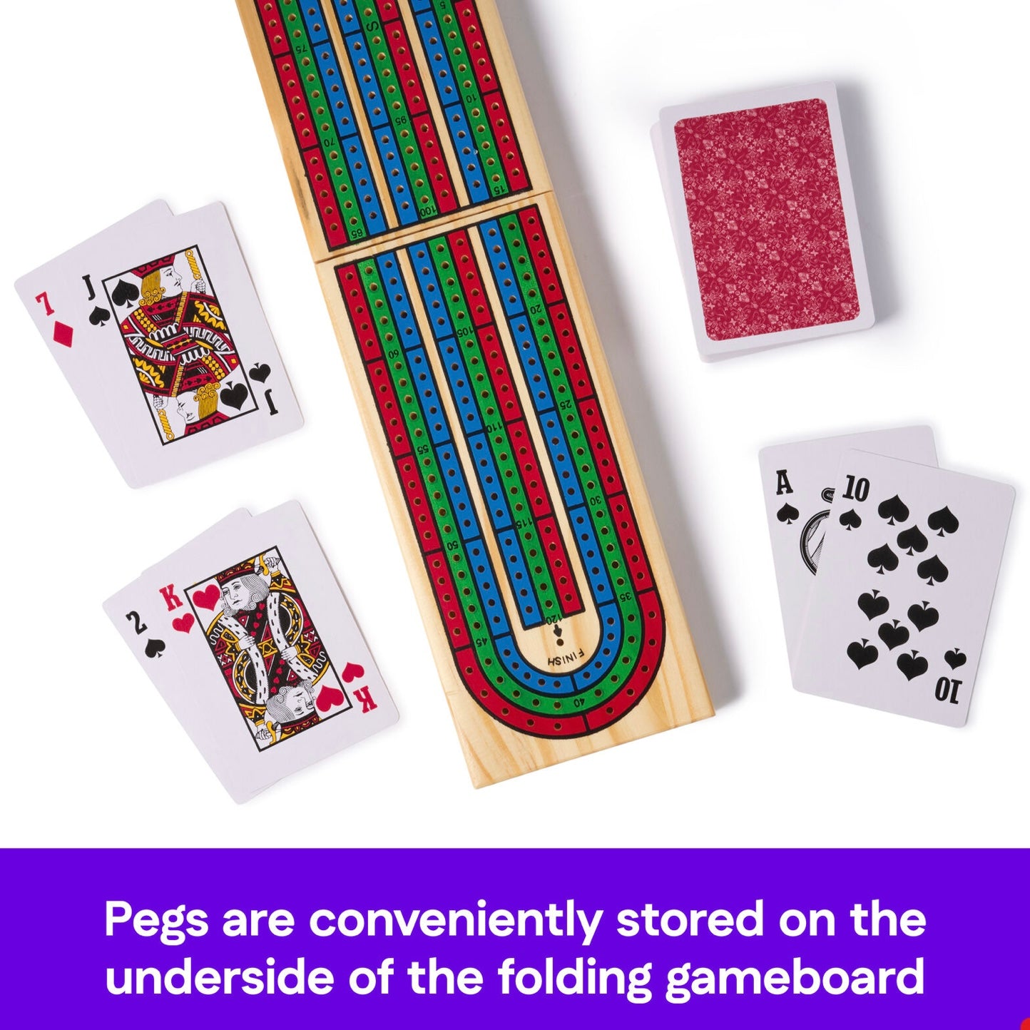 GAME CLASSIC SOLID WOOD CRIBBAGE