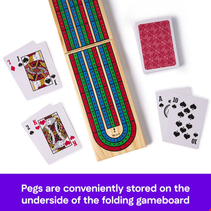 GAME CLASSIC SOLID WOOD CRIBBAGE