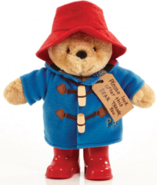 PLUSH PADDINGTON BEAR BLUE COAT